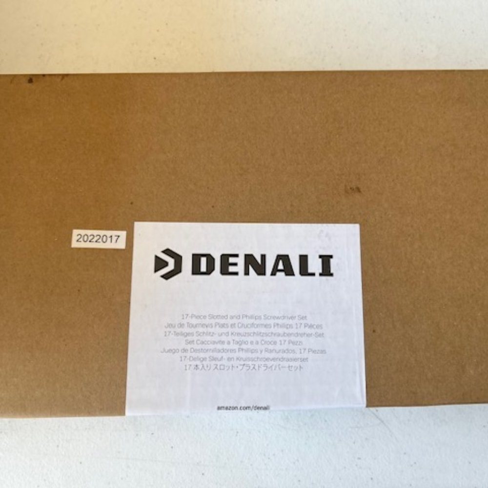 NEW In The Box Denali 17-Piece Slotted Flat and Phillips Screwdriver Set